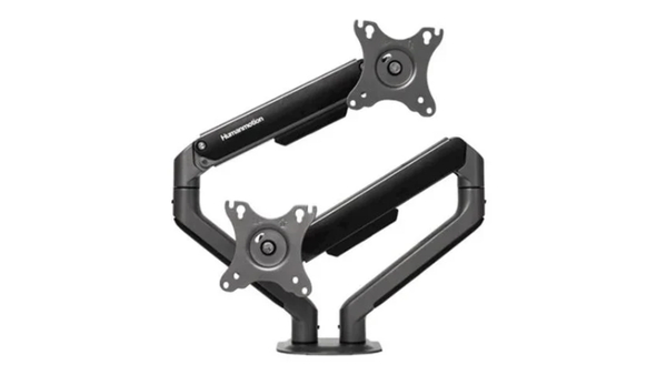 Giá treo màn hình đôi Human Motion T6 Pro Dual - Đen