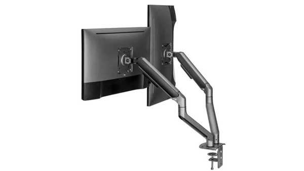 Giá treo màn hình đôi Human Motion T6 Pro Dual - Đen tương thích đa dạng