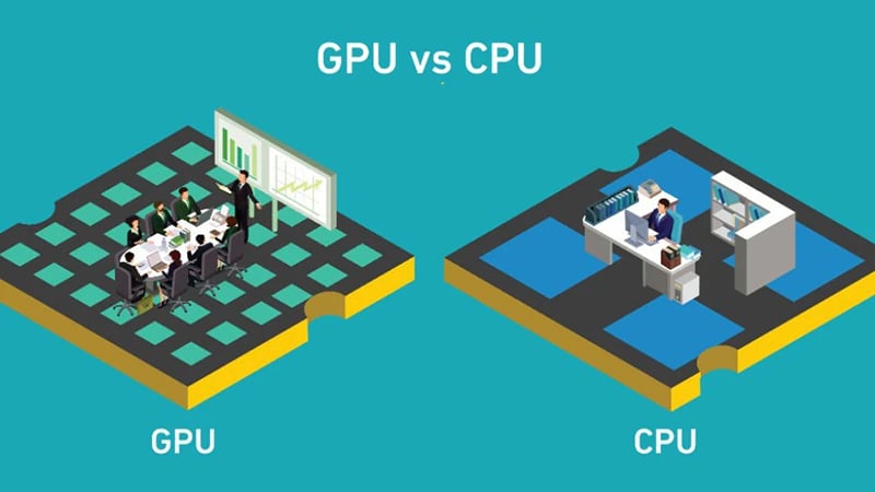 So sánh sự khác nhau giữa GPU và CPU