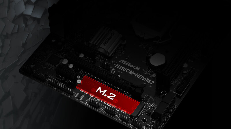 Mainboard ASRock H310CM-HDV/M.2 SE tính năng vượt trội