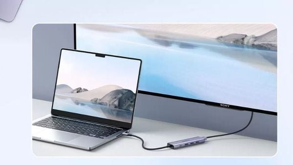Cung cấp 5 cổng khác nhau, giúp người dùng kết nối đồng thời nhiều thiết bị