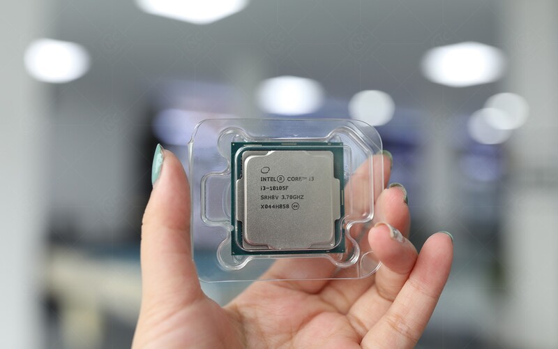 CPU Intel Core i3 10105F mang đến hiệu năng mạnh mẽ vượt trội với 4 nhân, 8 luồng xử lý