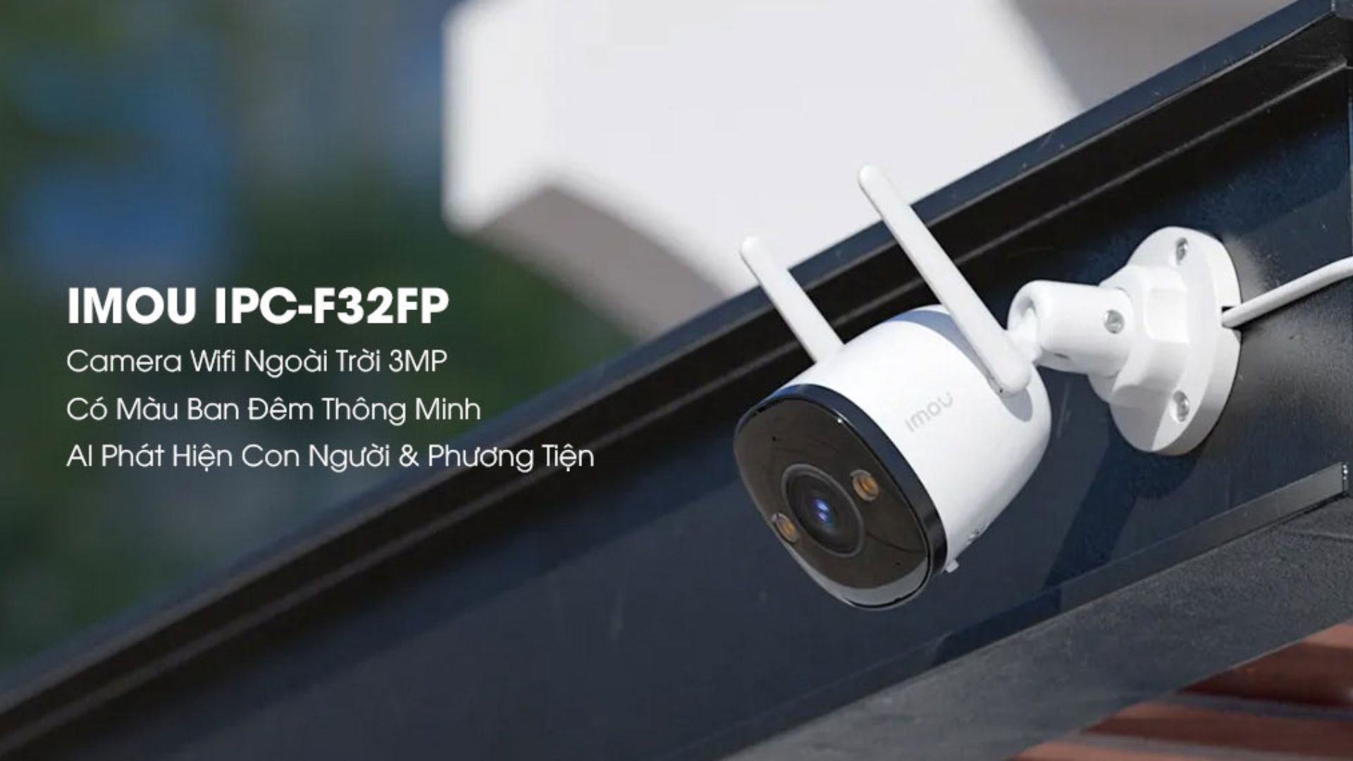 Camera WiFi Ngoài Trời 3MP — Imou Bullet 2E F32FP