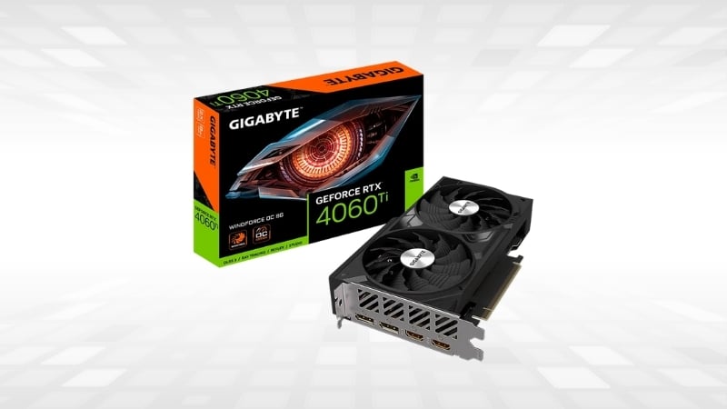 Card màn hình VGA Gigabyte GeForce RTX 4060 Ti WindForce OC