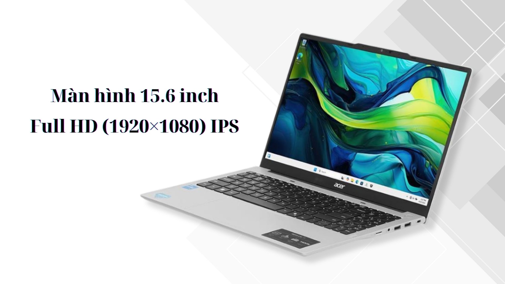 Laptop Acer Aspire Lite AL15-71P-517D - Màn hình sắc nét, hình ảnh chân thực