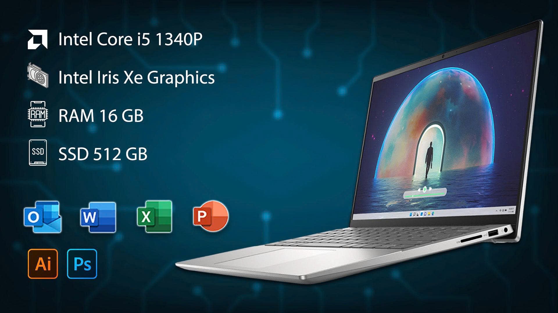 Laptop Dell Inspiron 14 5430 1608S - Hiệu năng mạnh mẽ