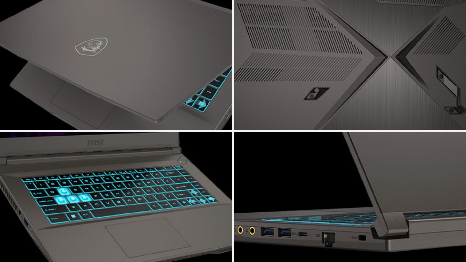 Laptop Gaming MSI Thin 15 B13UCX-2080VN - Thiết kế mỏng nhẹ, thời trang và tiện lợi