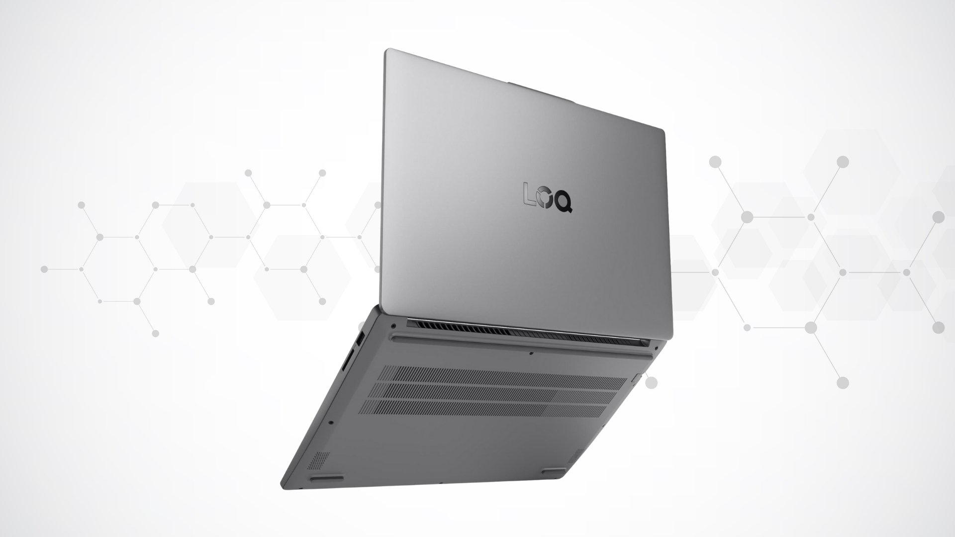 Laptop Lenovo LOQ 15IAX9E - Thiết kế Luna Grey mạnh mẽ