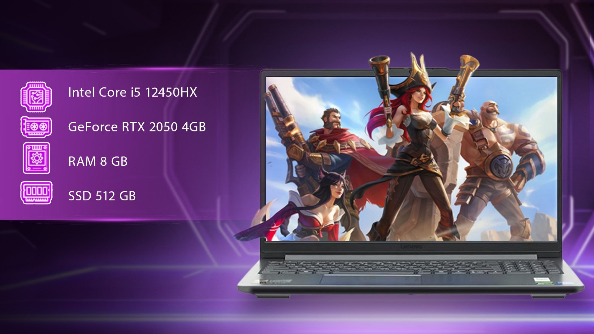 Laptop Lenovo LOQ 15IAX9E 83LK0001US - Hiệu năng vượt trội