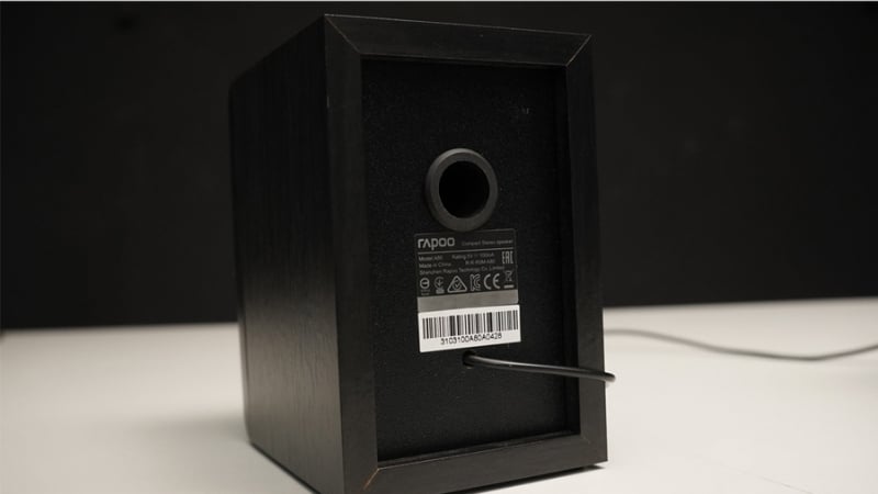 Rapoo A80 2.0 Stereo sử dụng jack cắm 3.5mm phổ biến