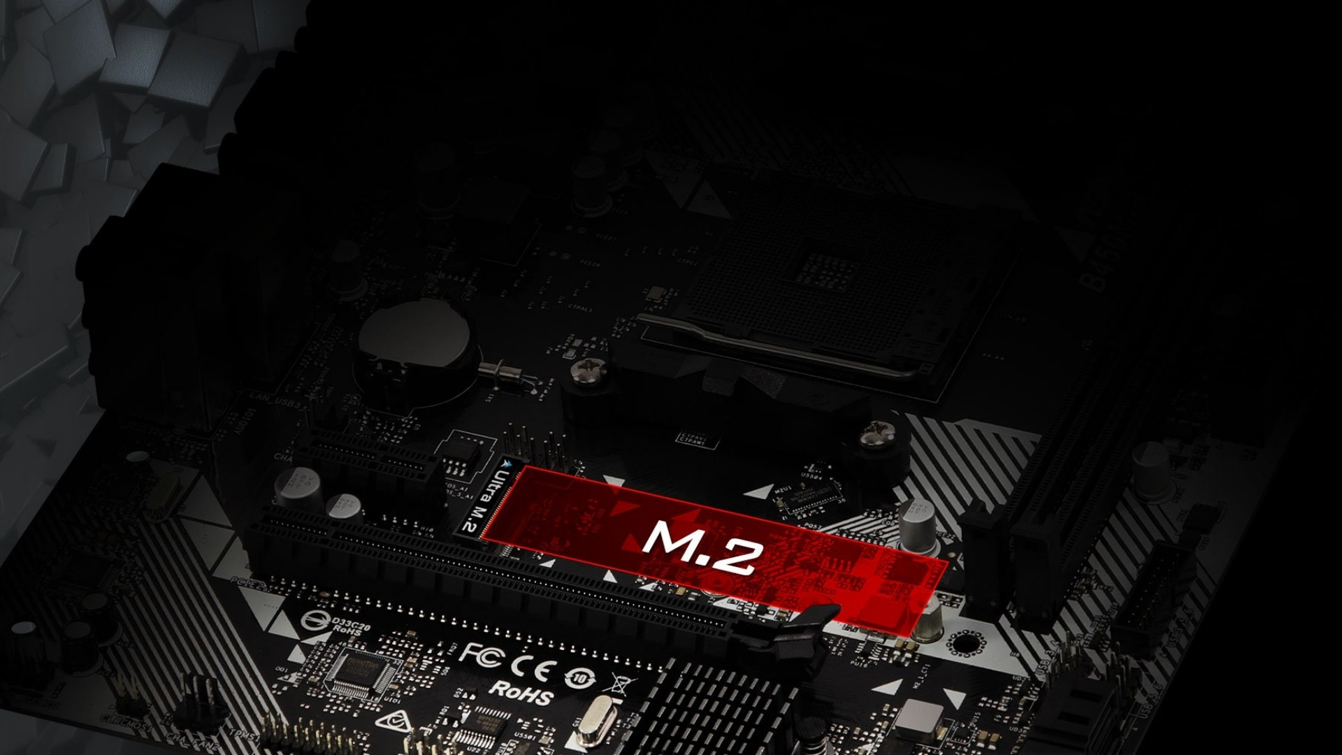 TINHOCNGOISAO.COM Mainboard ASRock B450M HDV DDR4 Ultra M.2 32 Gb / s (PCIe Gen3 x4 & SATA3)