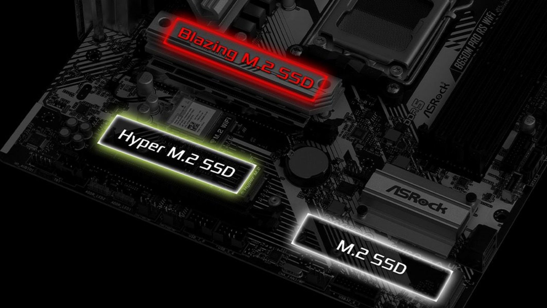Mainboard ASRock B650M Pro RS Wifi - Giải pháp M.2 tốc độ cao