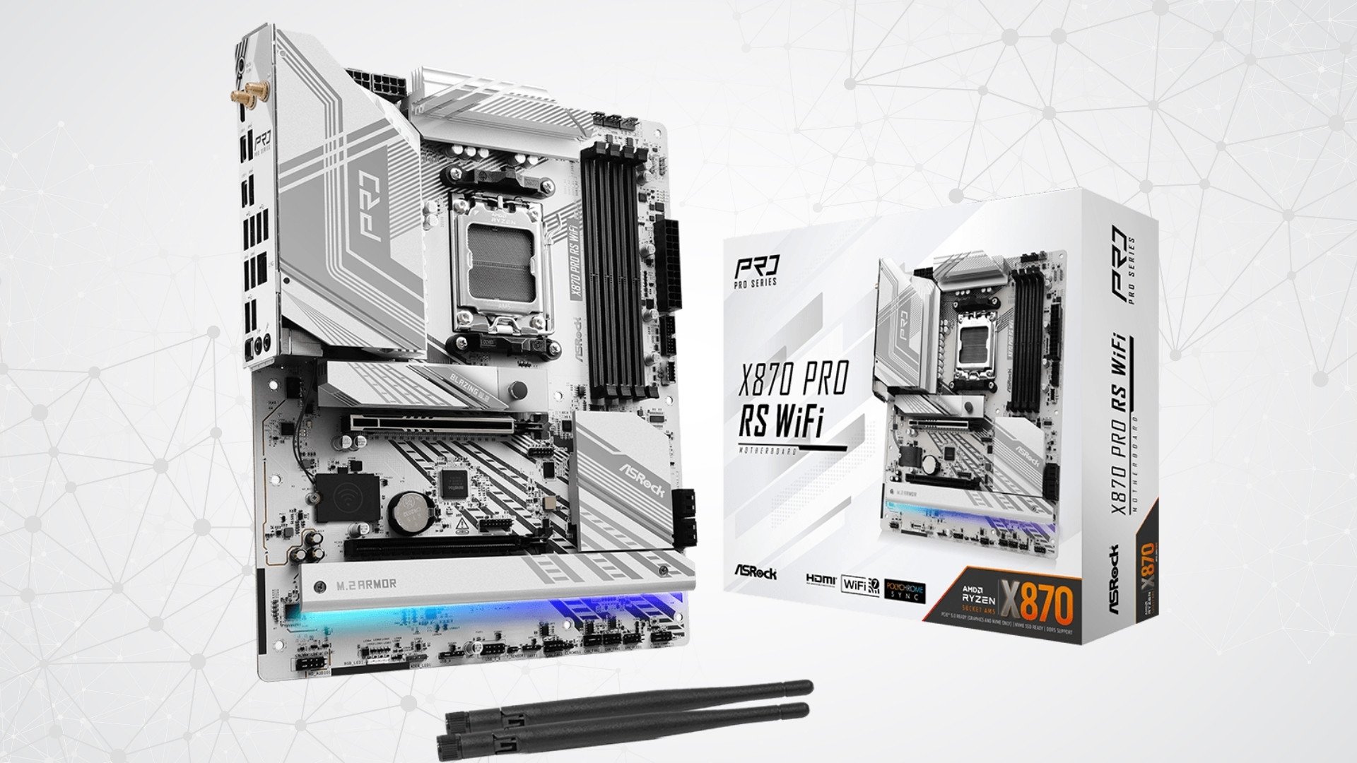 Mainboard ASRock X870 Pro RS WiFi - Sự phát triển của bo mạch chủ dòng PRO phổ biến nhất