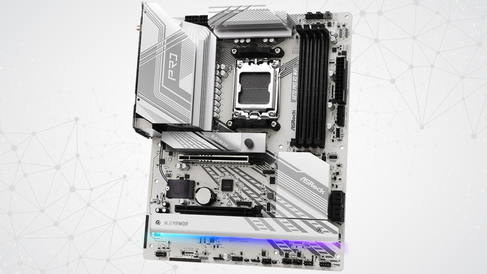Mainboard ASRock X870 Pro RS WiFi - Hỗ trợ DDR5 XMP & EXPO cùng giải pháp M.2 tốc độ cao