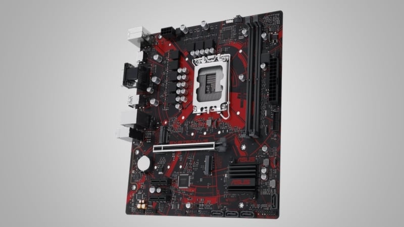 Mainboard ASUS EX-B760M-V5 được thiết kế tối ưu, kích thước mATX