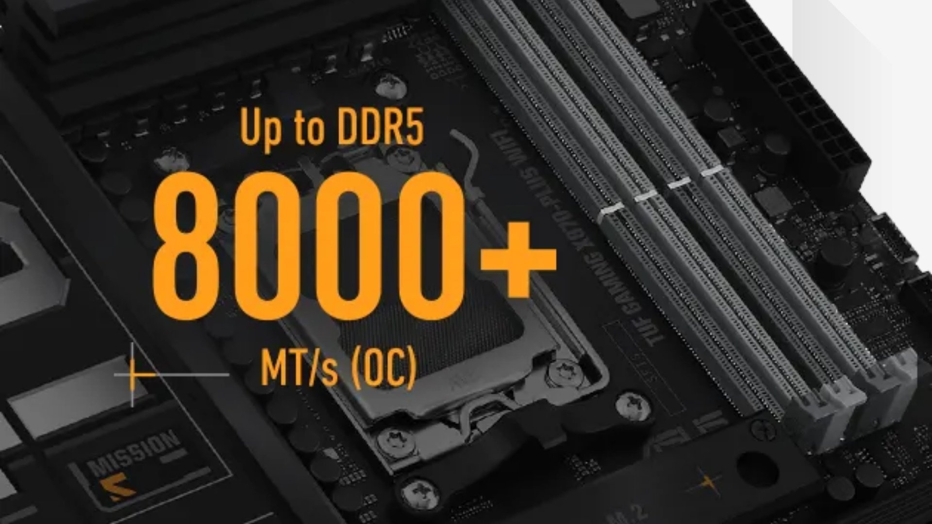 ASUS TUF Gaming X870-PLUS WiFi - Hiệu suất ép xung DRAM