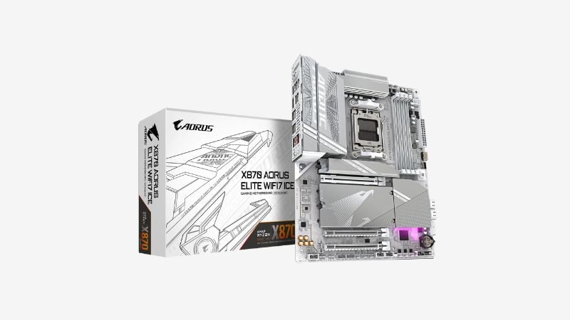 Gigabyte X870 Aorus Elite WiFi 7 ICE luôn đặt sự tiện lợi lên hàng đầu với các công nghệ EZ-Latch Plus và EZ-Latch Click