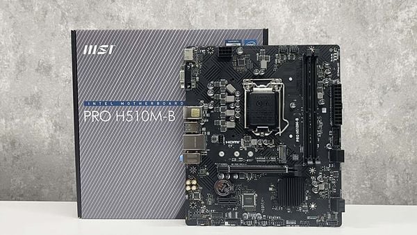 Mainboard MSI H510M-B PRO sở hữu thiết kế tối giản