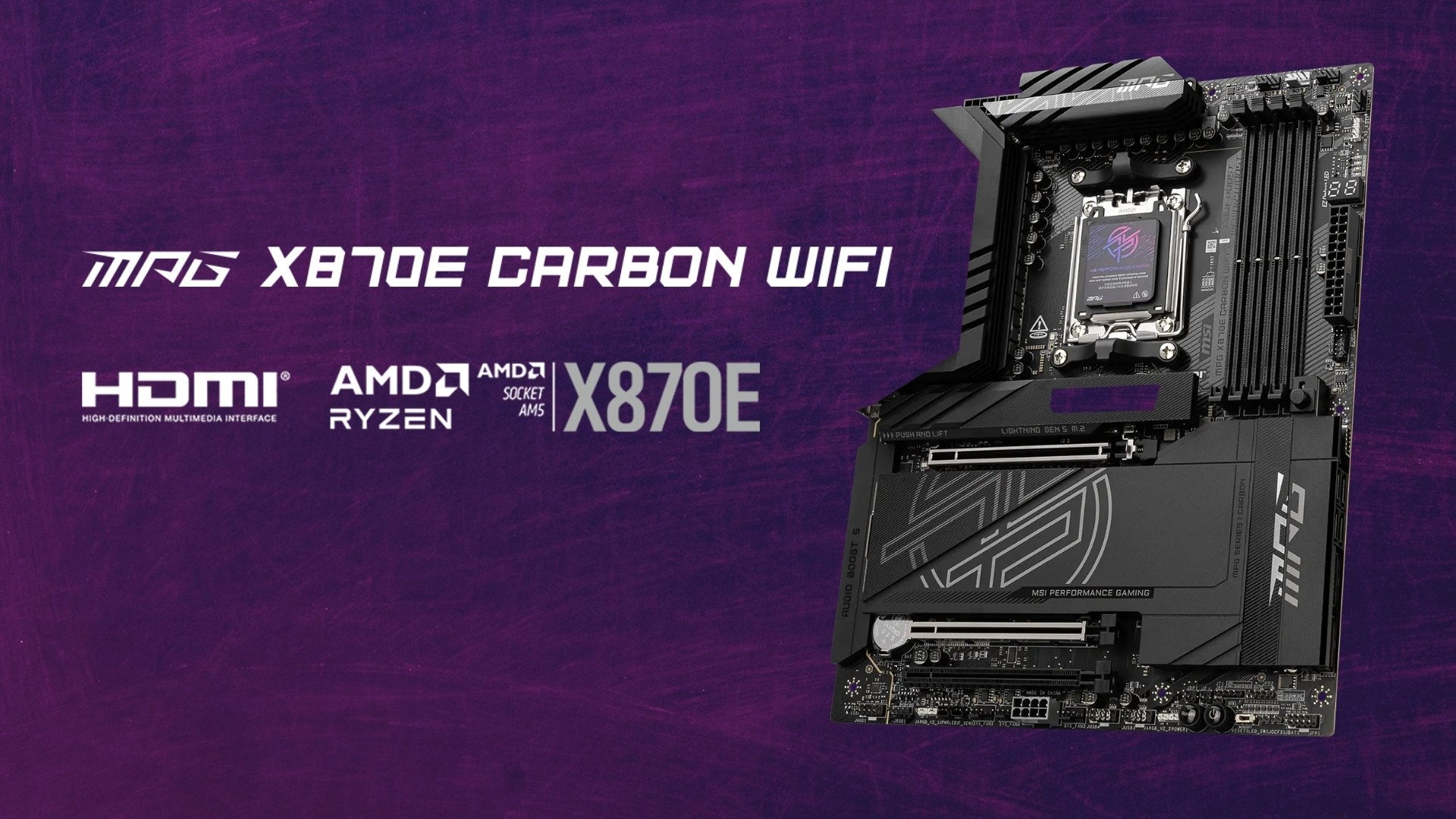 MSI MPG X870E CARBON WIFI - Kết nối hiện đại, sẵn sàng cho tương lai