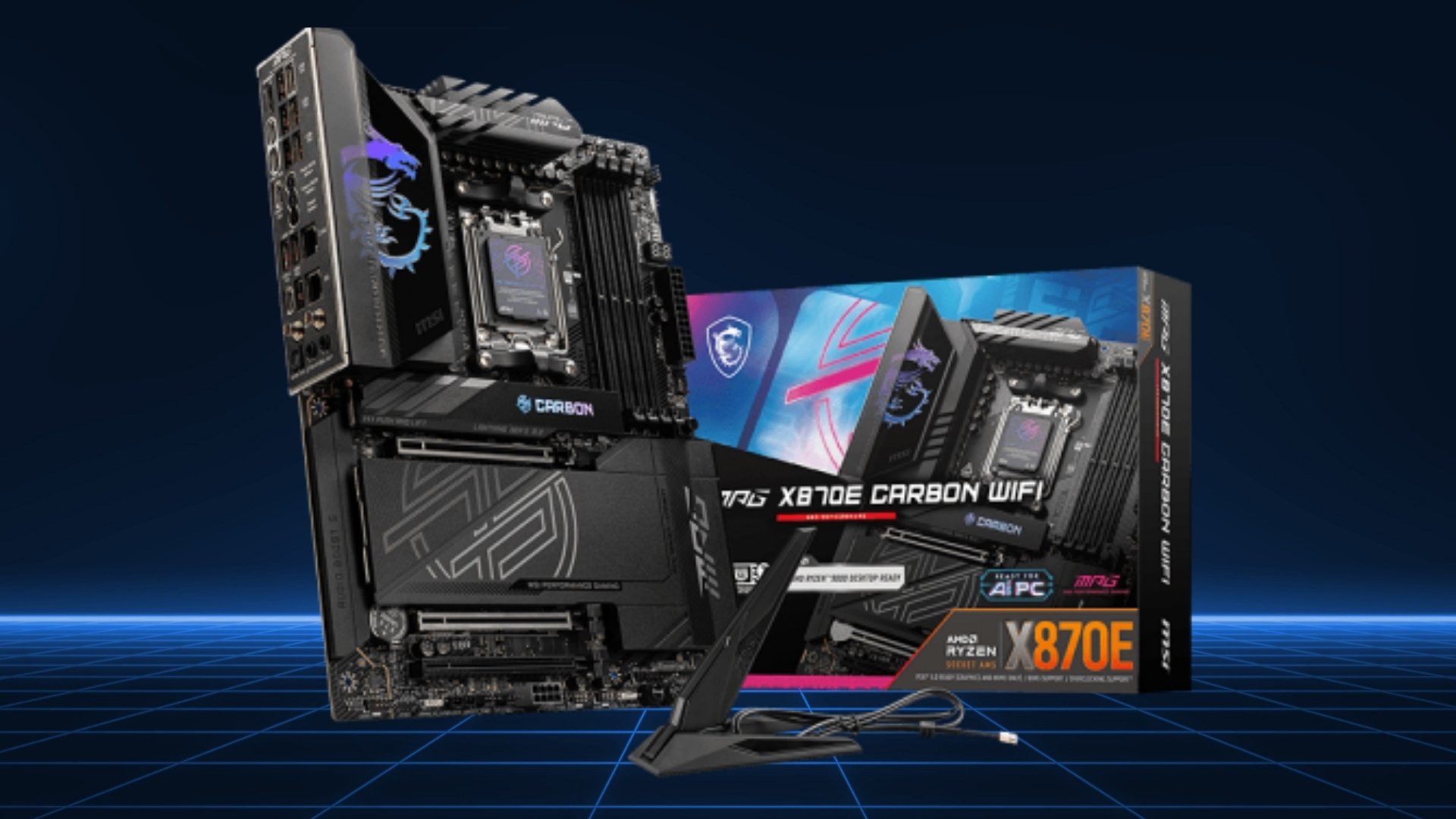 MSI MPG X870E CARBON WIFI được trang bị chipset cao cấp