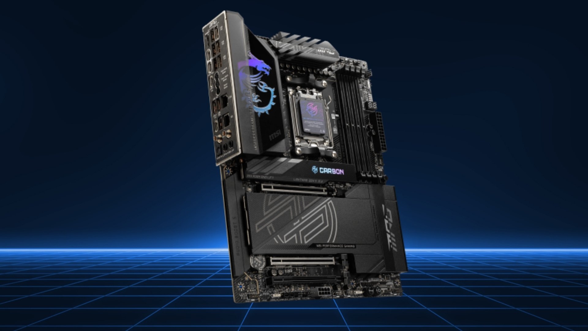 MSI MPG X870E CARBON WIFI - Thiết kế tối ưu và hệ thống tản nhiệt vượt trội