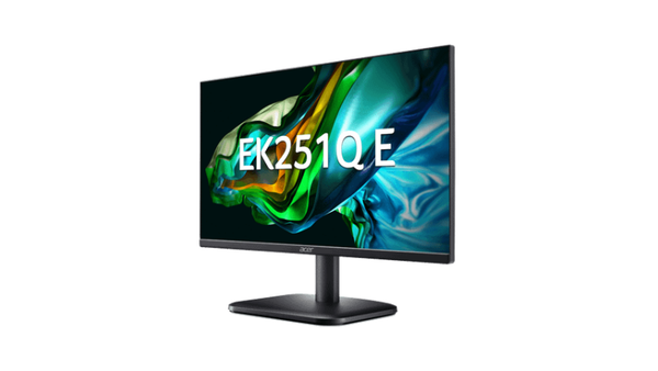 Màn hình Acer EK251Q E sở hữu thiết kế đơn giản