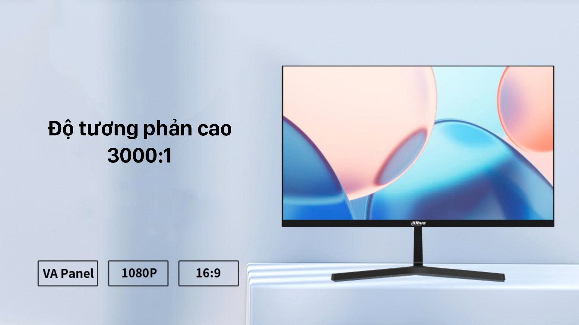 Màn hình Dahua DHI-LM22-B200S - Độ tương phản cao
