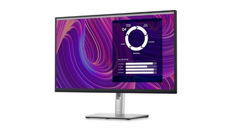 Màn hình Dell P2723D sở hữu kích thước 27 inch với viền siêu mỏng ở ba cạnh