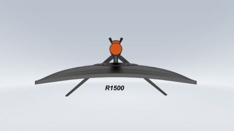 Màn hình Gaming VSP VA2718G với thiết kế lớn 27 inch tạo không gian trải nghiệm thoải mái và góc nhìn rộng