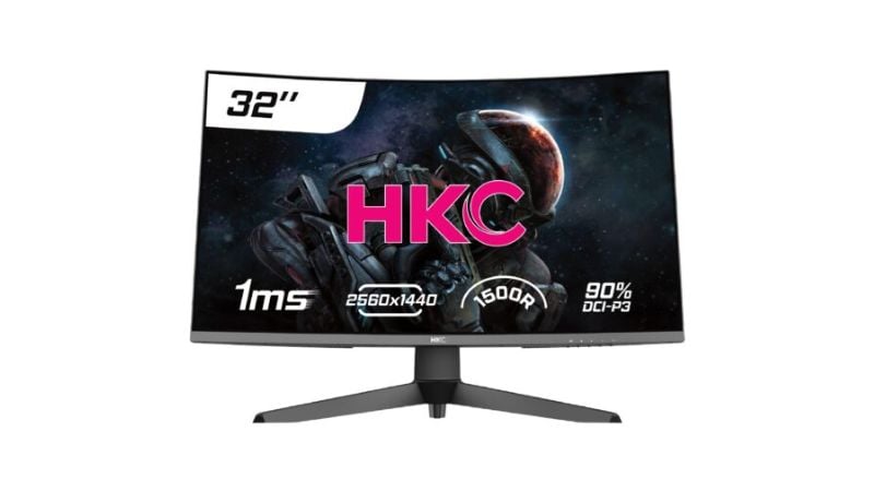 Sở hữu độ phân giải QHD (2560 x 1440) cùng tần số quét 144Hz, HKC MG32K2Q đảm bảo mọi chuyển động trở nên mượt mà và sắc nét