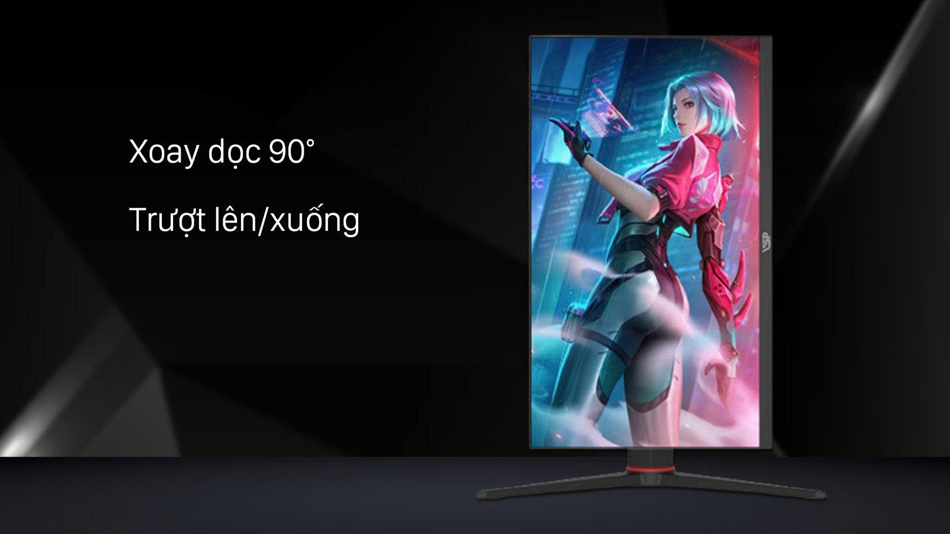 Màn hình VSP IP2736G - Txoay dọc 90 độ