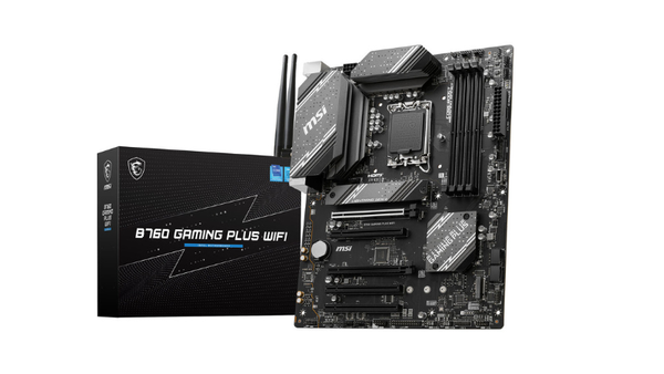 MSI B760M Gaming Plus WiFi sở hữu thiết kế mATX gọn gàng