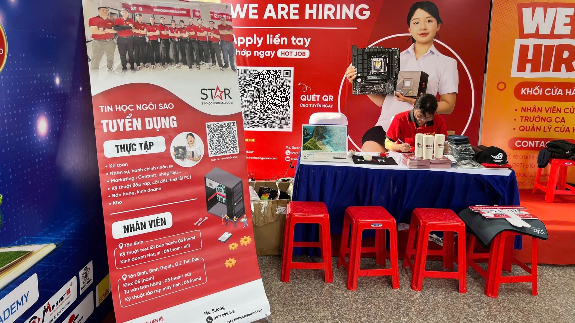 tin học ngôi sao tuyển dụng nhân viên chính thức