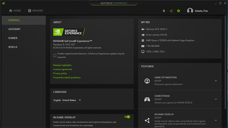 GeForce Experience cập nhật với các driver mới nhất từ NVIDIA