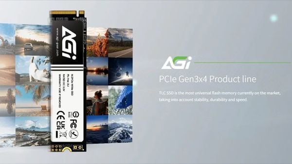 Ổ cứng SSD AGI AI298 512G NVME bền và tiết kiệm
