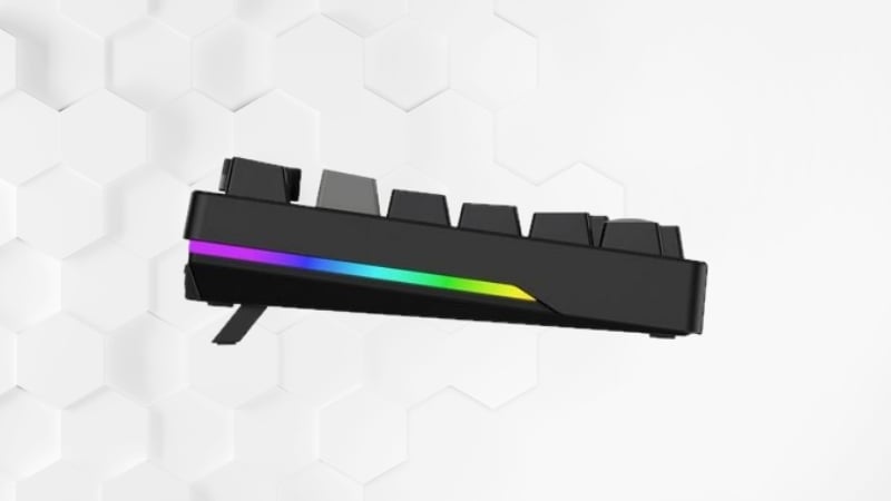 DareU EK75 Pro Triple Mode được trang bị LED RGB 16.8 triệu màu