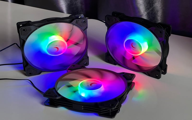 Quạt tản nhiệt Redmoon F3 ánh sáng RGB rực rỡ, tạo điểm nhấn ấn tượng