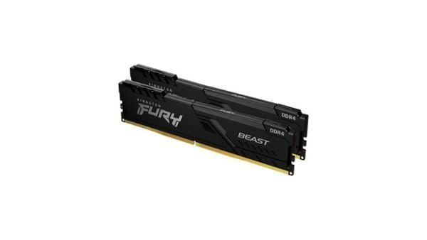 RAM Kingston Fury Beast 32GB DDR4 3600MHz được trang bị một bộ tản nhiệt bằng kim loại