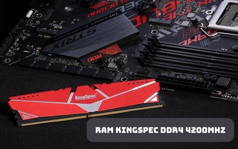 RAM KingSpec 16GB DDR4 3200MHz có thiết kế nhỏ gọn, tương thích rộng rãi, giá cả phải chăng