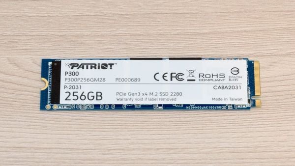 Ổ Cứng SSD 256GB Patriot P300 thiết kế nhỏ gọn