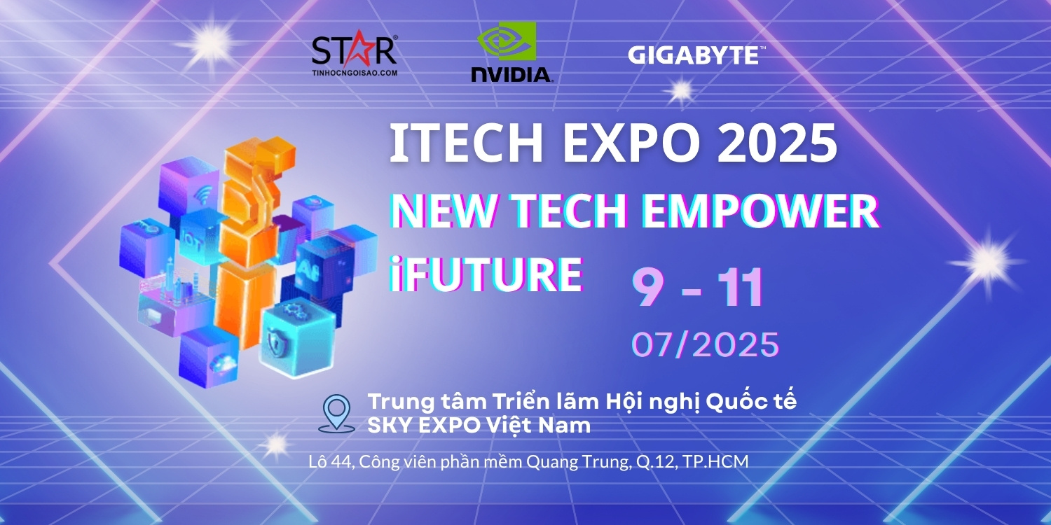 Tin Học Ngôi Sao tham gia sự kiện iTECH EXPO 2025