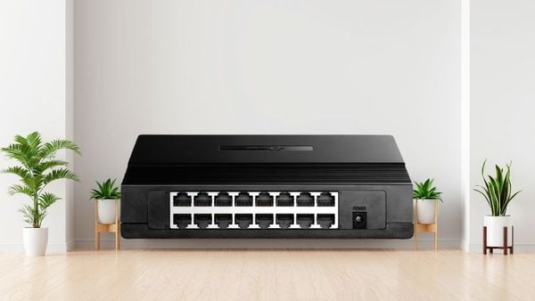 TP-LINK TL-SF1016D có tới 16 cổng RJ45 10/100Mbps, hỗ trợ kết nối đa dạng