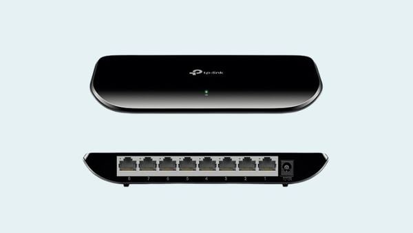 Truyền dữ liệu nhanh chóng, mượt mà với 8 cổng RJ45 10/100/1000Mbps
