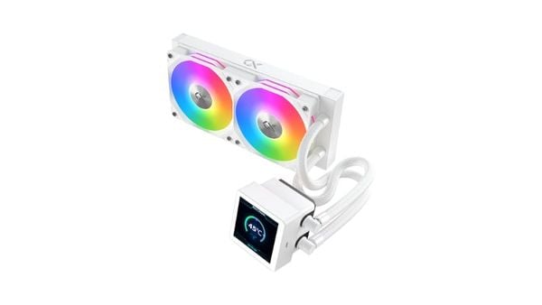 Tản nhiệt nước Xigmatek Alpha Connect 240 ARGB - White màu trắng chủ đạo