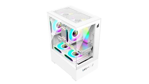 Thùng máy Case Edra ECS 1303 - White sở hữu kích thước nhỏ gọn