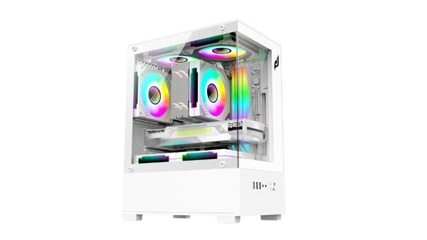 Thùng máy Case Edra ECS 1303 - White được thiết kế với khả năng tản nhiệt tốt