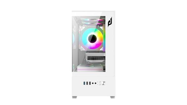 Thùng máy Case Edra ECS 1303 - White cung cấp đầy đủ các cổng kết nối