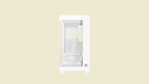 Thùng máy Case Xigmatek BLAST M (M-ATX) - White sở hữu kích thước 435 x 218 x 415 mm