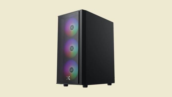 Thùng máy Case Xigmatek MYX 3F - Black  được trang bị sẵn 3 quạt LED 120mm