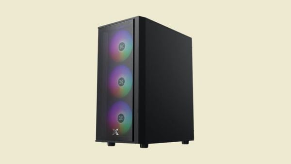 Thùng máy Case Xigmatek MYX Air 3F - Black được trang bị sẵn 3 quạt LED ARGB 120mm